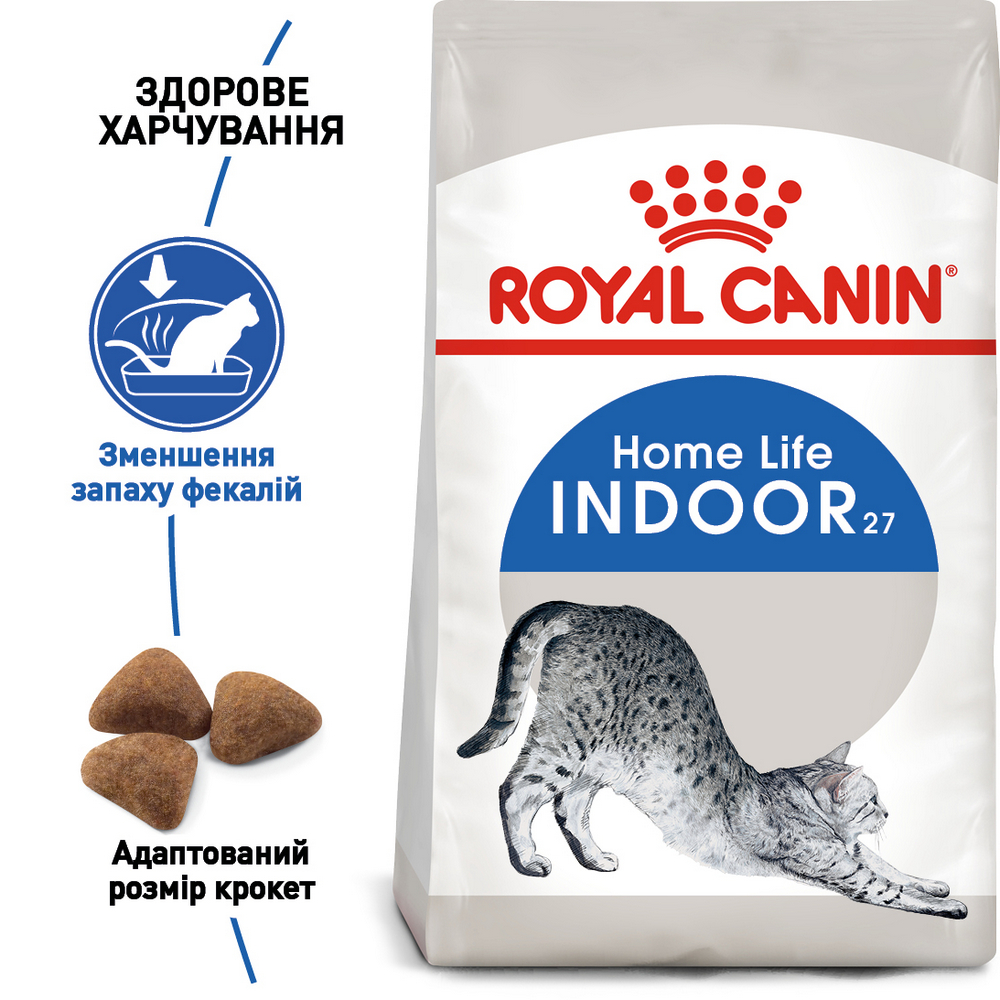Royal Canin Indoor 27 сухий корм для котів, що живуть у приміщенні - 400 г