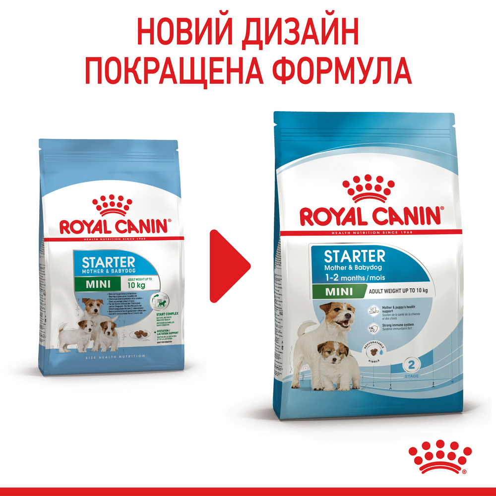 Royal Canin Mini Starter корм для цуценят до 2-місячного віку - 1 кг