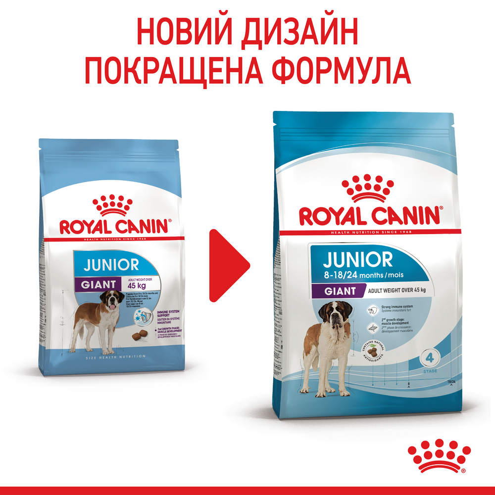 Royal Canin Giant Junior корм для юніорів гігантських порід - 15 кг