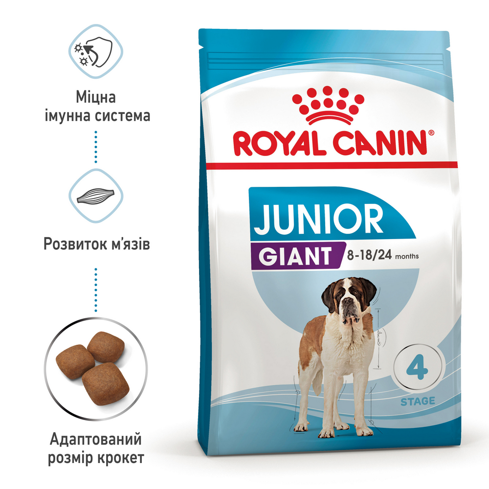 Royal Canin Giant Junior корм для юніорів гігантських порід - 15 кг