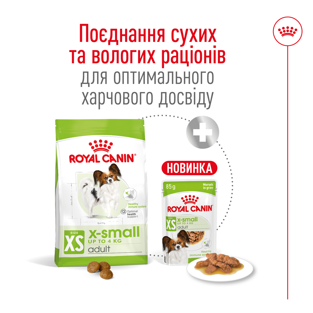 Royal Canin Xsmall Adult корм для собак мініатюрних порід - 1.5 кг