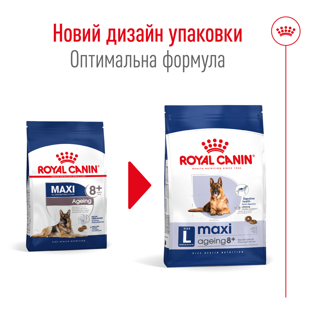 Royal Canin Maxi Ageing 8+ корм для літніх собак великих порід - 15 кг
