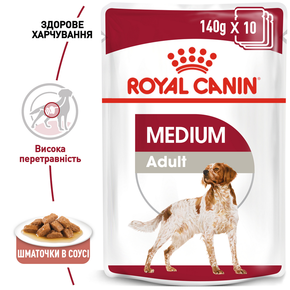 Royal Canin Medium Adult корм для собак середніх порід - 140 г