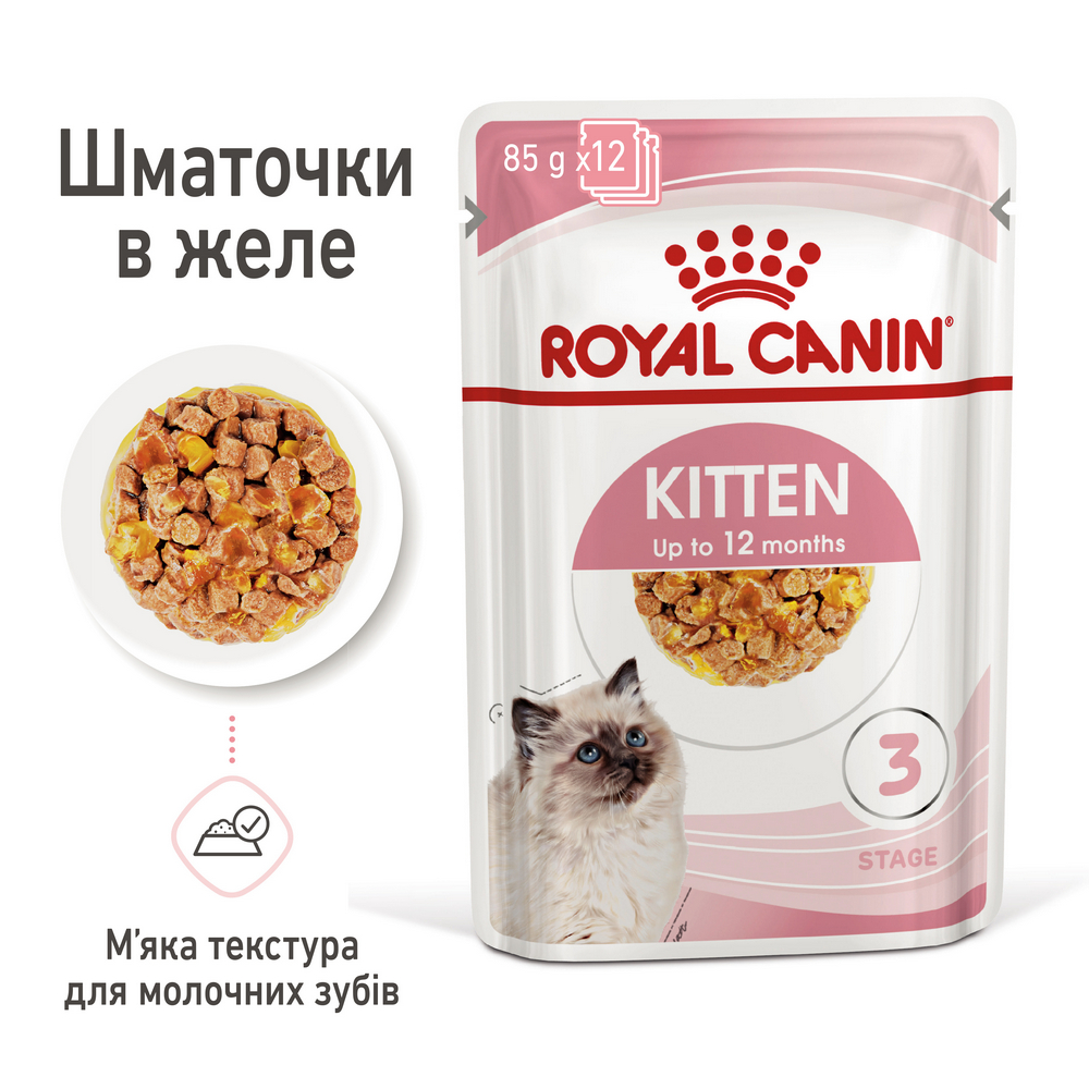 Royal Canin Kitten Jelly вологий корм для кошенят - 85 г