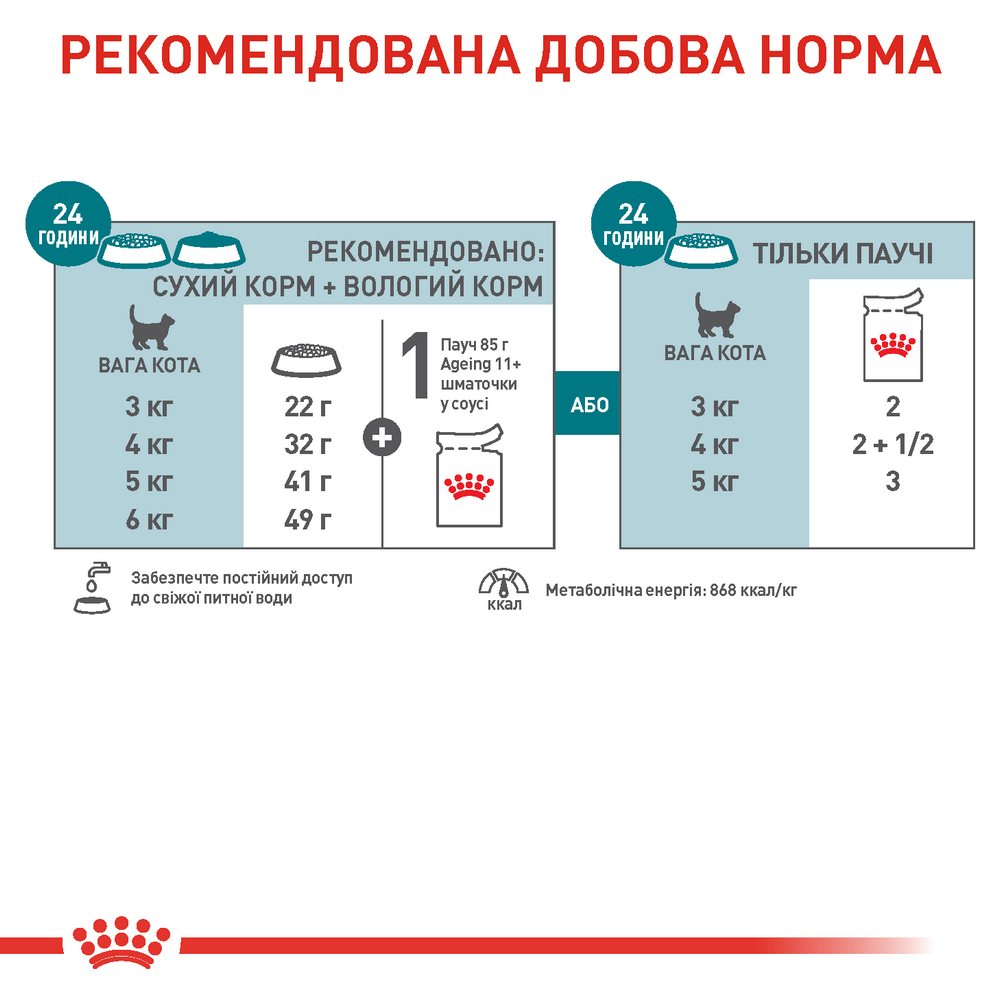 Royal Canin Ageing 11+ вологий корм для літніх котів віком від 11 років - 85 г