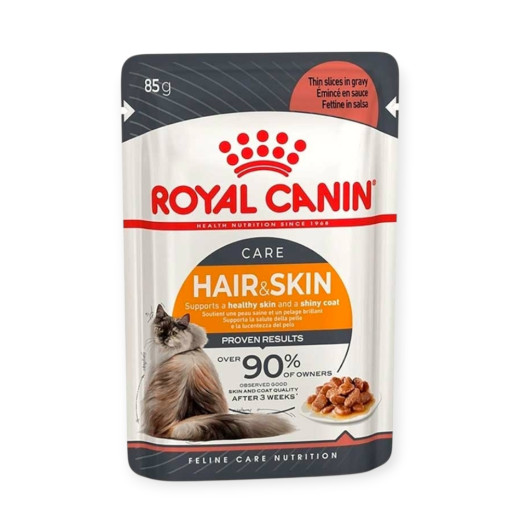 Royal Canin Hair & Skin Care Gravy вологий корм для здоров’я шкіри та шерсті котів - 85 г