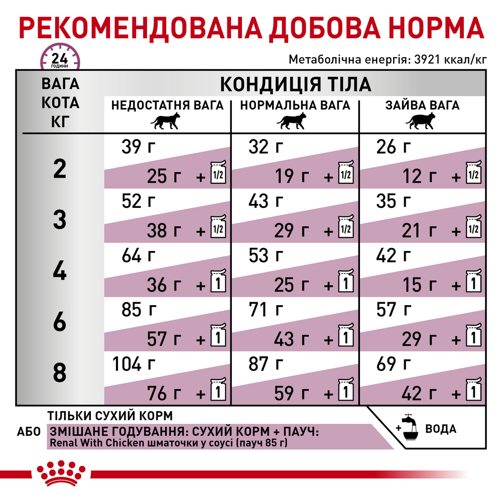 Royal Canin Renal дієта для котів із хронічною нирковою недостатністю - 4 кг