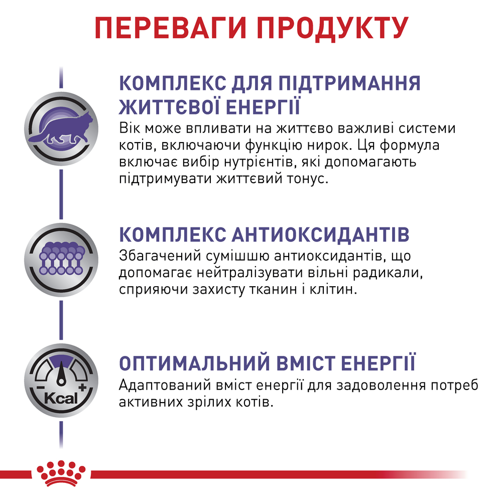 Royal Canin Mature Consult дієта для підтримання здоров'я нирок у літніх котів - 1.5 кг