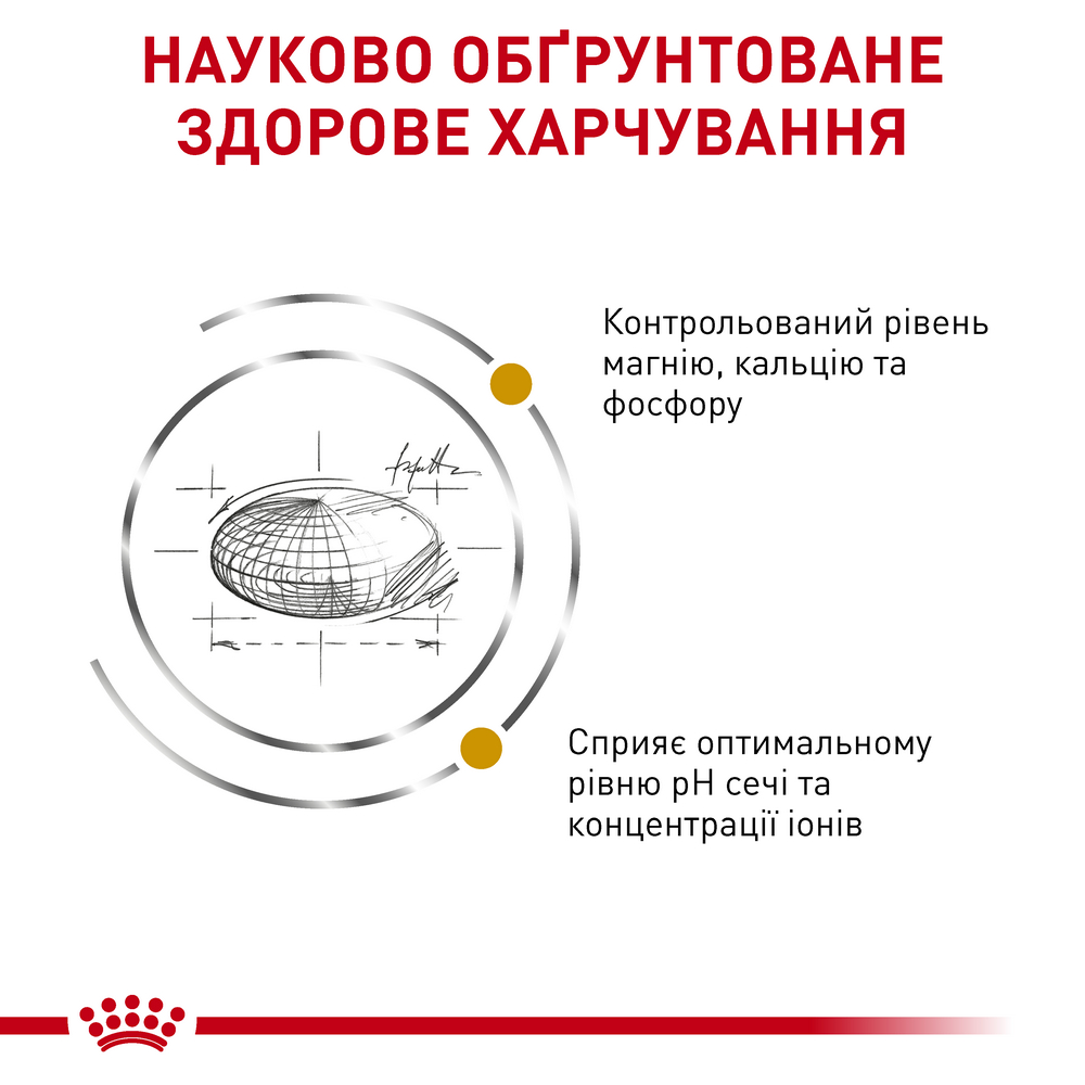 Royal Canin Urinary S/O дієта при захворюваннях сечовивідних шляхів у котів - 9 кг