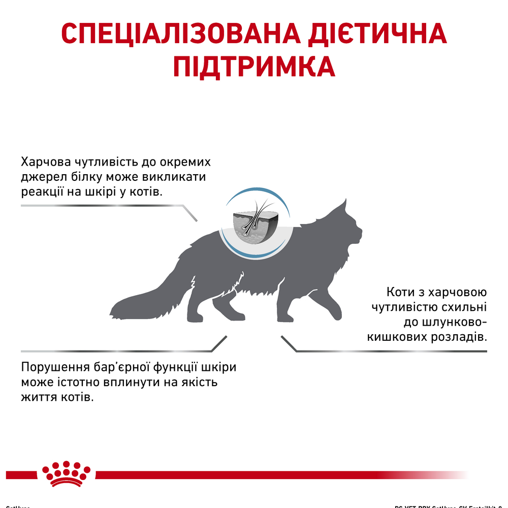 Royal Canin Hypoallergenic дієта для котів при харчовій алергії - 2.5 кг