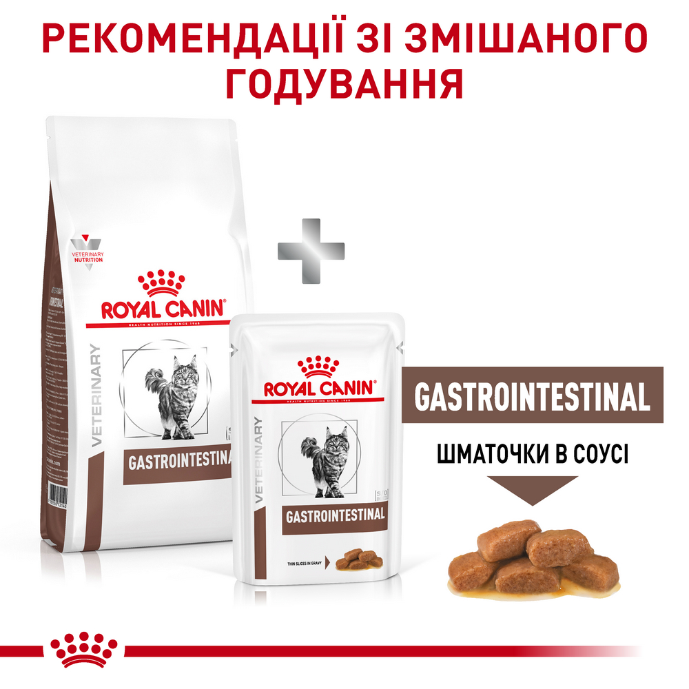 Royal Canin Gastrointestinal дієта для котів при порушеннях травлення - 4 кг