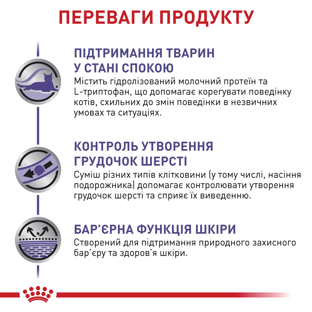 Royal Canin Calm дієта для котів при стресі чи у період адаптації - 2 кг