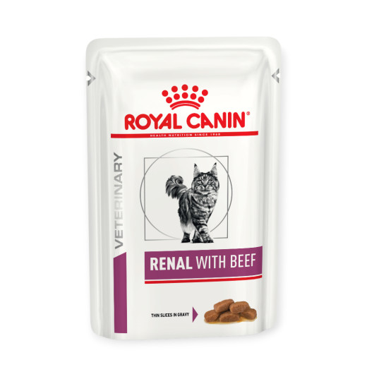 Royal Canin Renal Beef дієта для котів при захворюваннях нирок, з яловичиною - 85 г