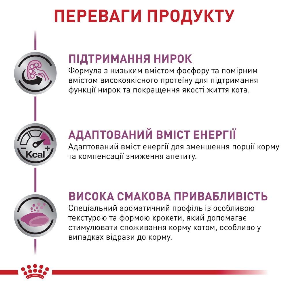 Royal Canin Renal Select дієта для котів із захворюваннями нирок - 2 кг