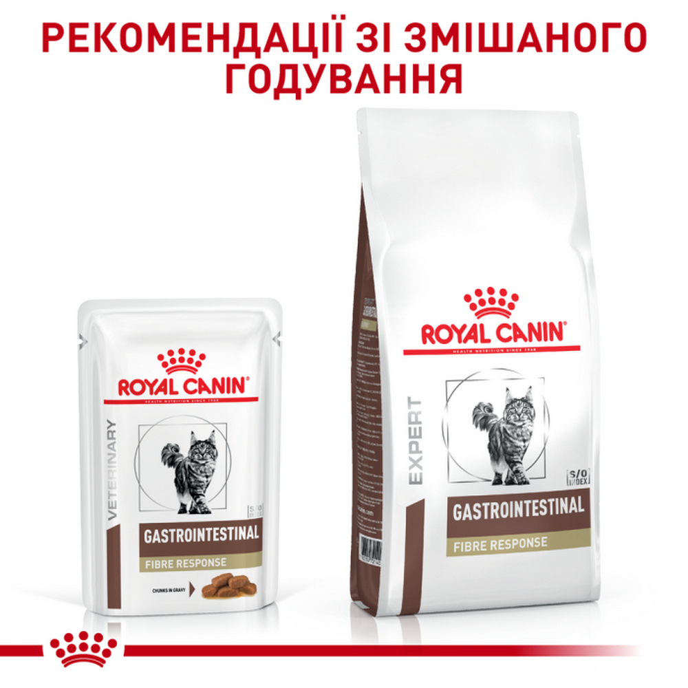 Royal Canin Gastrointestinal Fibre Response дієти для котів при закрепах - 85 г