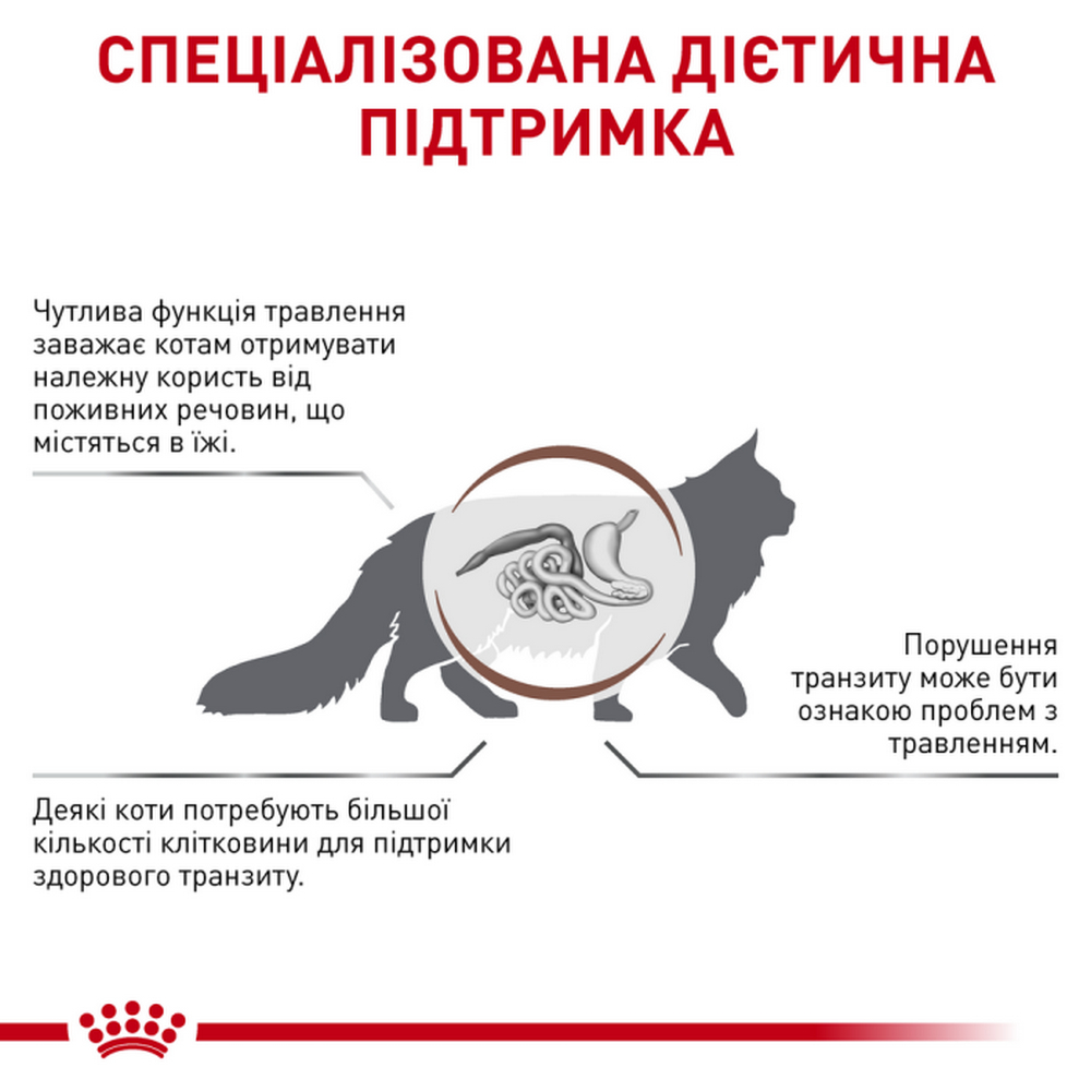 Royal Canin Gastrointestinal Fibre Response дієти для котів при закрепах - 85 г
