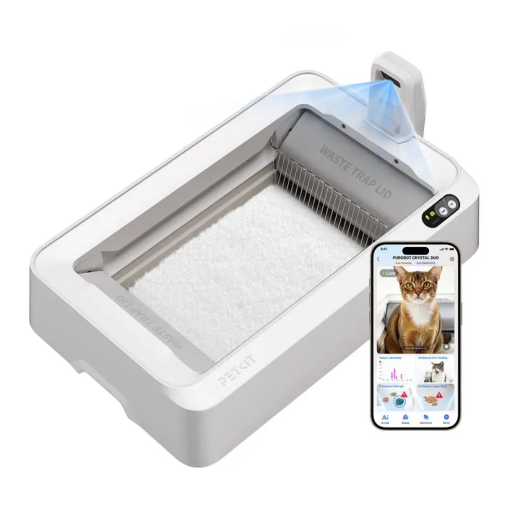 Petkit Purobot Crystal Duo автоматичний туалет з камерою для котів