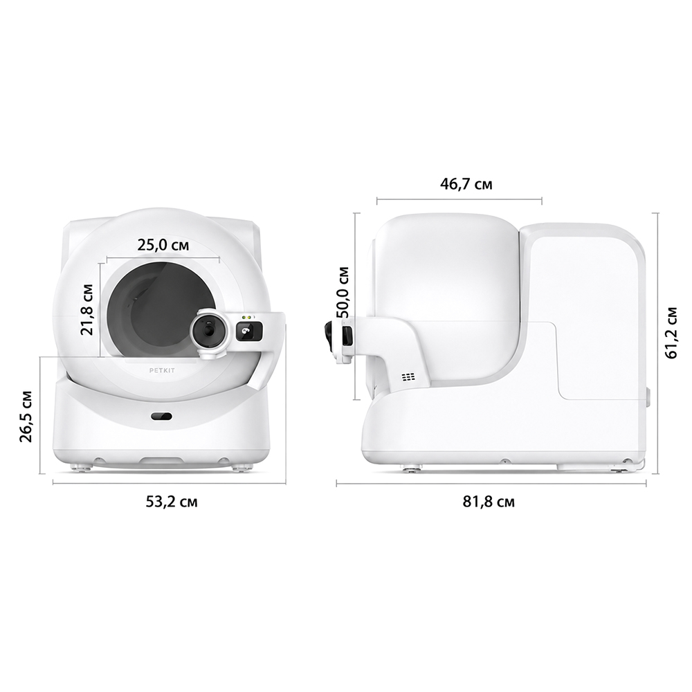 Petkit Purobot Ultra with Cam  Self-Clean автоматичний закритий туалет з камерою для котів