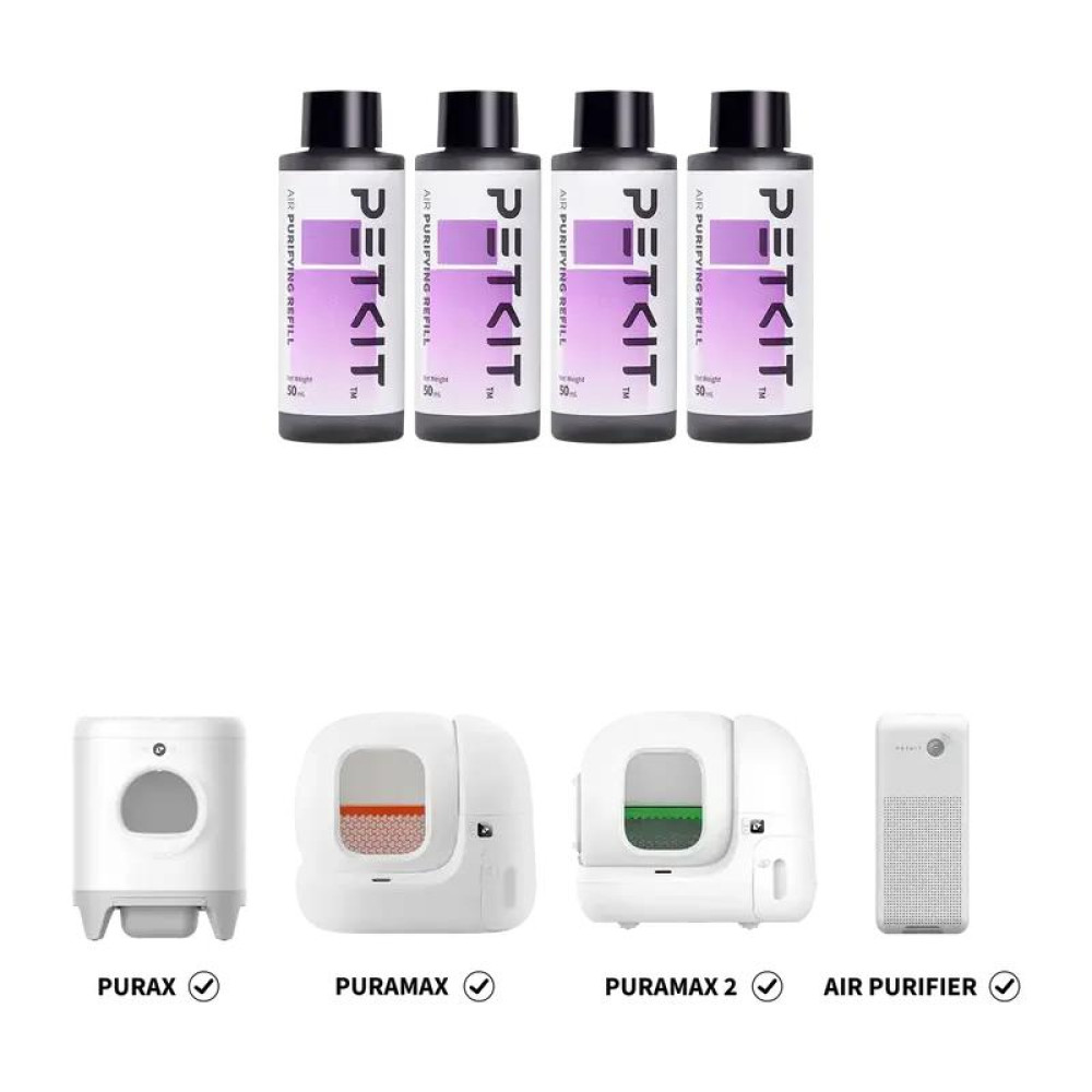 Petkit Air Purifying Liquid Refill набір концентрованої очищувальної рідини - 50 мл х 4 шт