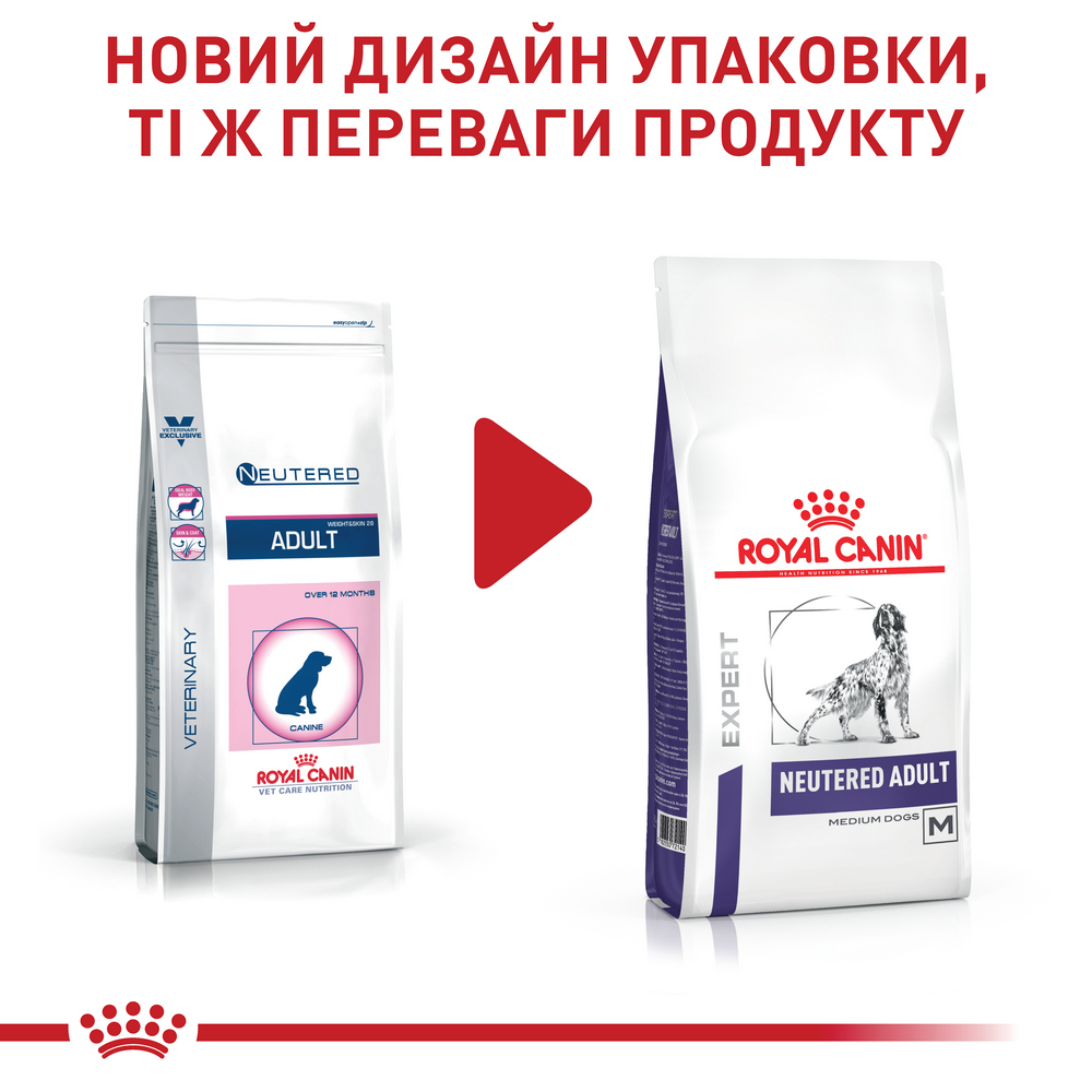 Royal Canin Neutered Adult Medium Dog дієта для собак середніх порід з надмірною вагою - 3.5 кг