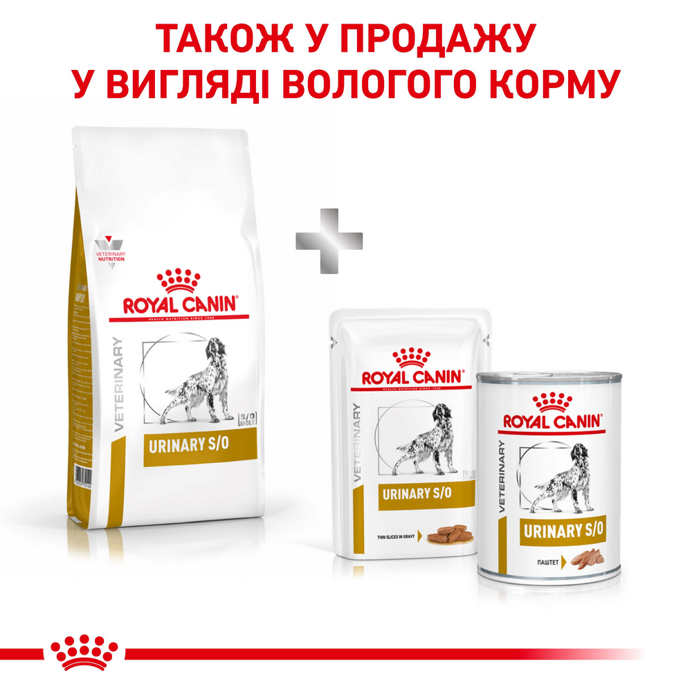 Royal Canin Urinary S/O дієта для лікування сечокам’яної хвороби у собак - 2 кг