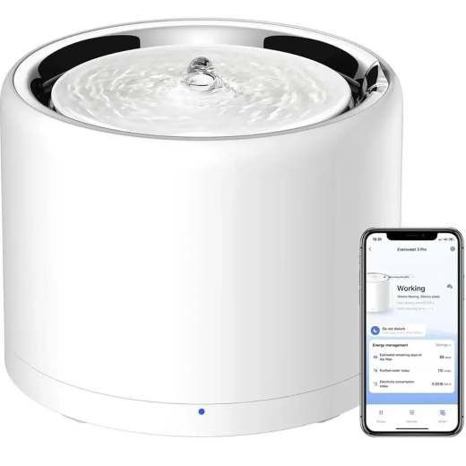 Petkit Eversweet 3 PRO UVC Water Fountain White автоматична поїлка-фонтан
