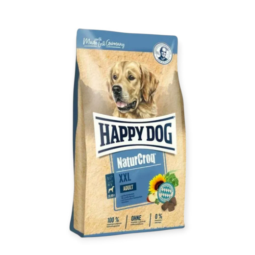 Happy Dog Naturcroq XXL корм для собак великих та гігантських порід, зі свійською птицею - 15 кг