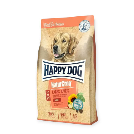 Happy Dog NaturCroq Mini Lachs & Reis корм для собак малих порід, з лососем та рисом - 4 кг