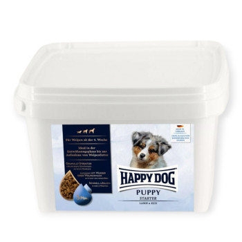 Happy Dog Puppy Starter Lamm &  Reis корм для цуценят від 4 до 6 тижнів, з ягням та рисом - 1.5 кг