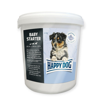 Happy Dog Puppy Starter Lamm &  Reis корм для цуценят від 4 до 6 тижнів, з ягням та рисом - 4 кг