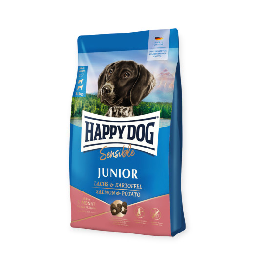 Happy Dog Sensible Junior Lachs & Kartoffel корм для молодих собак, з лососем та картоплею - 10 кг