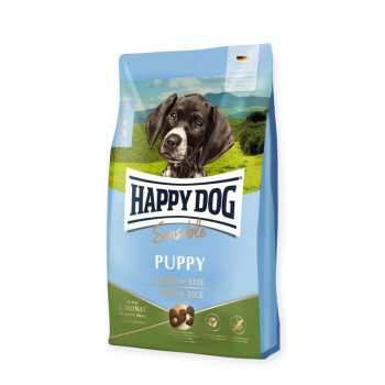 Happy Dog Sensible Puppy Lamm & Rice для цуценят середніх та великих порід, з ягням та рисом - 10 кг