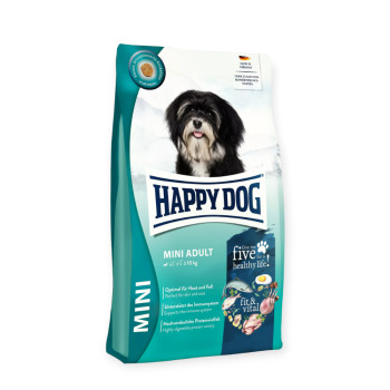 Happy Dog Fit & Vital Mini Adult корм для собак малих порід, з лососем та морською рибою - 10 кг