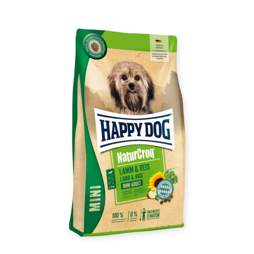 Happy Dog NaturCroq Mini Lamm & Reis корм для собак малих порід, з ягнятиною та рисом - 4 кг