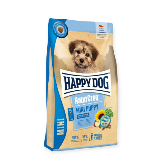 Happy Dog NaturCroq Mini Puppy корм для цуценят малих порід, зі свійською птицею - 4 кг