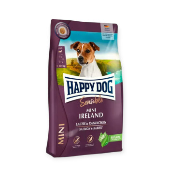 Happy Dog Mini Ireland корм для собак малих порід,  з кроликом і лососем - 800 г