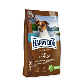 Happy Dog Sensible Mini Canada корм для собак малих порід, з лососем та кроликом - 4 кг
