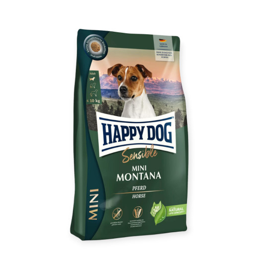 Happy Dog Sensible Mini Montana корм для собак малих порід з чутливим травленням, з кониною - 800 г