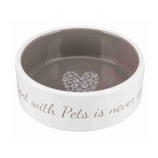 Trixie Pet's Home миска керамическая для собак, коричневый - 800 мл