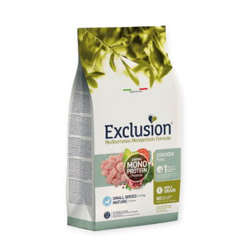Exclusion Noble Grain Mature 8+ Chicken Small Breed для літніх собак малих порід, з куркою - 2 кг