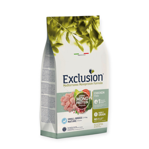 Exclusion Noble Grain Mature 8+ Chicken Small Breed для літніх собак малих порід, з куркою - 2 кг