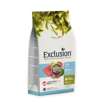 Exclusion Puppy Tuna Large Breed корм для щенков больших пород, с тунцем - 12 кг