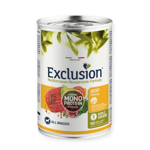 Exclusion Adult Beef консерва для дорослих собак усіх порід, з яловичиною - 400 г