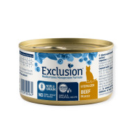 Exclusion Cat Sterilized Beef вологий корм для стерилізованих котів, з яловичиною - 85 г