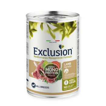 Exclusion Adult Lamb консерва для взрослых собак всех пород, ягненка - 400 г