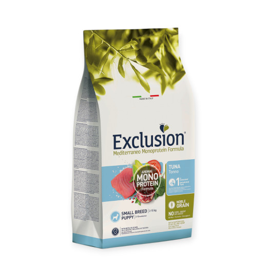 Exclusion Puppy Tuna Small Breed корм для цуценят малих порід, з тунцем - 2 кг