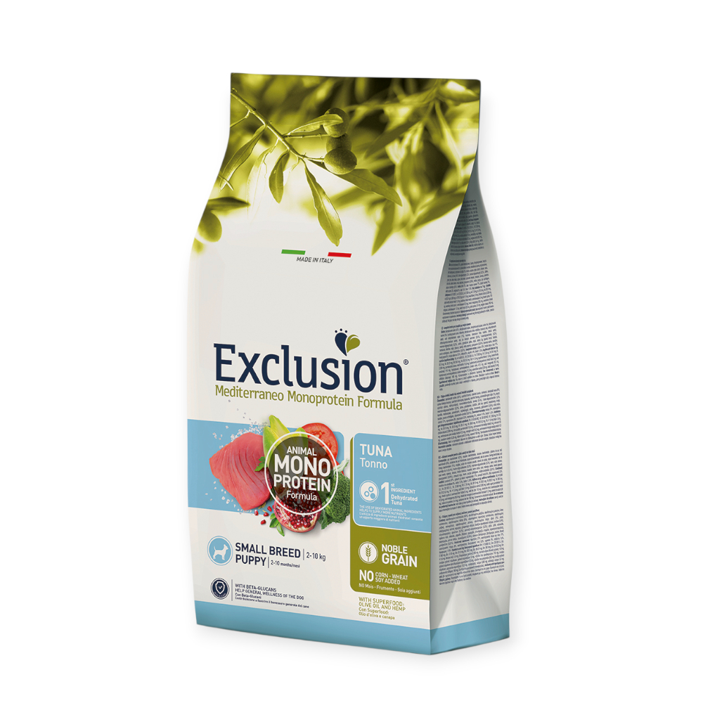 Exclusion Puppy Tuna Small Breed корм для цуценят малих порід, з тунцем - 500 г