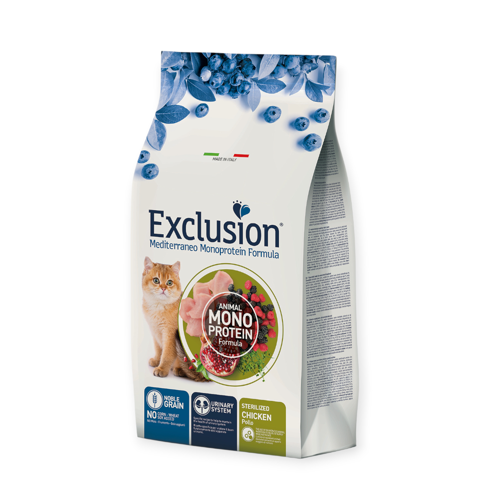 Exclusion Sterilized Chicken корм для стерилізованих котів, з куркою - 300 г