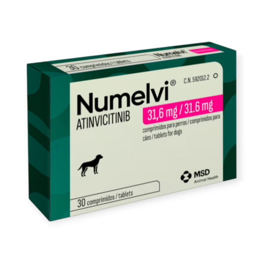 Numelvi 31.6 мг таблетки від свербежу для собак - упаковка