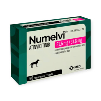 Numelvi 31.6 мг таблетки від свербежу для собак - упаковка